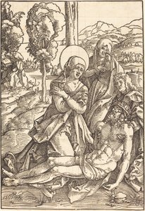 Opłakiwanie Chrystusa autorstwa Hans Baldung Grien
