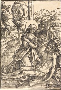 Opłakiwanie Chrystusa autorstwa Hans Baldung Grien