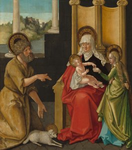 Św. Anna z Dzieciątkiem, Dziewicą i Św. Janem Chrzcicielem autorstwa Hans Baldung Grien
