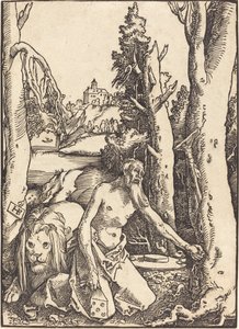 Święty Hieronim na pustyni autorstwa Hans Baldung Grien