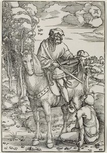 Św. Marcin dzieli swój płaszcz autorstwa Hans Baldung Grien