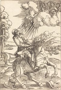 Nawrócenie św. Pawła autorstwa Hans Baldung Grien