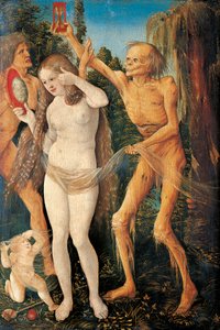 Młodość i śmierć autorstwa Hans Baldung Grien