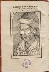 Adnotacje Othonisa Brunfelsiusa...w czterech Ewangeliach i Dziejach Apostolskich... autorstwa Hans Baldung Grien, Otto Brunfels