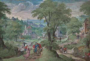 Balaam i oślica autorstwa Hans Bol