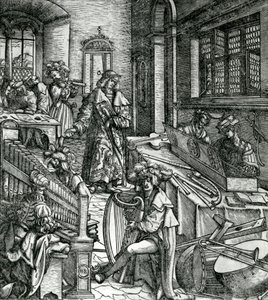 Historia muzyki, z powieści „Der Weisskunig” na cześć cesarza Maksymiliana I