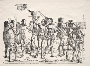 Król Cochin, 1508. autorstwa Hans Burgkmair