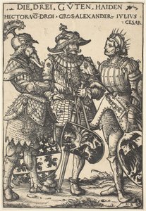Hektor, Aleksander i Juliusz Cezar