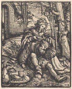 Samson i Dalila autorstwa Hans Burgkmair I