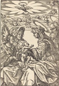 Święta Rodzina ze św. Anną i św. Joachim autorstwa Hans Burgkmair I