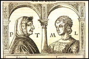 Petrarka i Laura, ok. 1545.