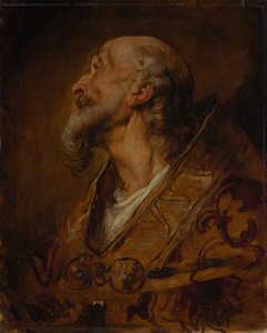 Portret biskupa w półpostrzegu autorstwa Hans Canon