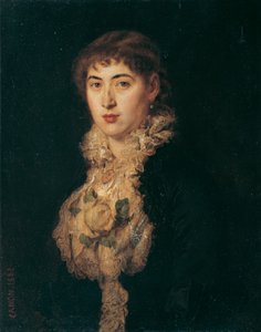 Maria Freifrau von Zehmen, z domu Fröhlich von Feldau autorstwa Hans Canon