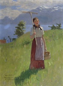 Anne Trulsdatter Sande, Balestrand autorstwa Hans Dahl