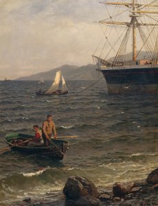 Norweski port autorstwa Hans Gude