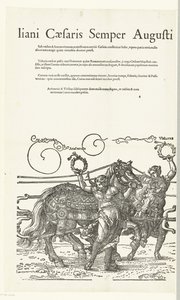 Triomfwagen van keizer Maximiliaan I Kopieën naar Dürers Triomfwagen voor keizer Maximiliaan I (tytuł serii) To triumfalny rydwan na cześć Invictus. A Najwspanialszy Książę D. Maksymilian Cezara Semper August był ubrany, I Albertus autorstwa Hans Guldenmund