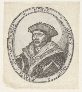 Portret van Thomas More autorstwa Hans Holbein (II) (attributed to)