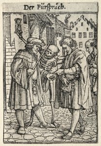 Taniec Śmierci: Adwokat autorstwa Hans Holbein