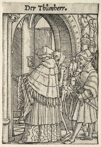 Taniec śmierci: kanon . autorstwa Hans Holbein