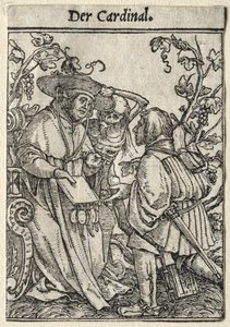 Taniec śmierci: kardynał autorstwa Hans Holbein