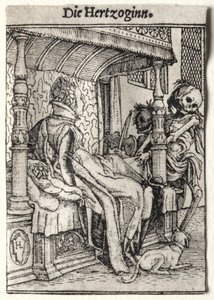 Taniec Śmierci: Księżna autorstwa Hans Holbein