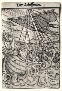 Taniec Śmierci: Żeglarz autorstwa Hans Holbein