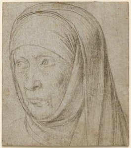 Głowa starej kobiety, ok. 1500. autorstwa Hans Holbein