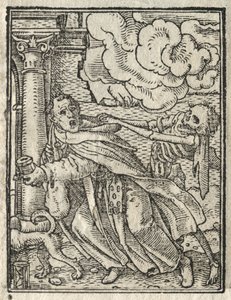 Taniec śmierci: zakonnik żebraczy; Zakonnica autorstwa Hans Holbein