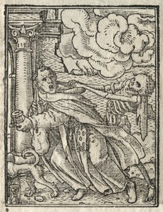Taniec Śmierci: Zakonnica Żebraczka, Zakonnica. autorstwa Hans Holbein