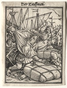 Kupiec. autorstwa Hans Holbein