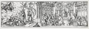 Antykatolicka karykatura potępiająca korupcję papieża autorstwa Hans Holbein der Jüngere