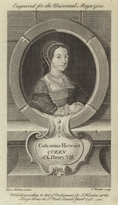 Catharine Howard, królowa króla Henryka VIII autorstwa Hans Holbein der Jüngere