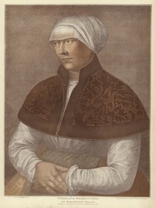 Elsbeth, żona Hansa Holbeina (akwatinta)