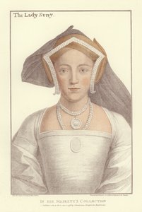 Frances Howard, hrabina Surrey (akwatinta) autorstwa Hans Holbein der Jüngere