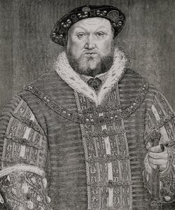 Henryk VIII (1491-1547) autorstwa Hans Holbein der Jüngere