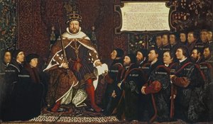 Henryk VIII wręczył akt prawny Thomasowi Vicary