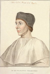 John Colet (ok. 1467-1519), dziekan św. Pawła wyryty przez Francesco Bartolozziego (1727-1815) autorstwa Hans Holbein der Jüngere