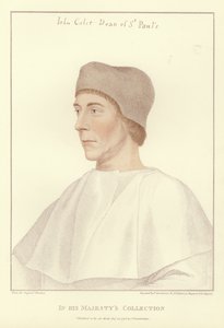 John Colet, dziekan katedry St Pauls (akwatinta)