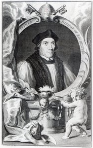 John Fisher, biskup Rochester, rytowany przez Jacobusa Houbrakena, ok. 1738-42 autorstwa Hans Holbein der Jüngere