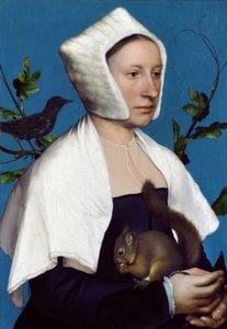Dama z wiewiórką i szpakiem, ok. 1526-28