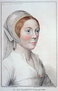 Portret Katarzyny Howard (1520-42) wykonany przez Francesco Bartolozzi (1727-1815) 1796 autorstwa Hans Holbein der Jüngere