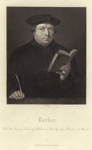 Portret Marcina Lutra autorstwa Hans Holbein der Jüngere