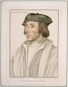 Sir Thomas Elyot (ok. 1490-1546) grawerowany przez Francesco Bartolozzi (1727-1815) 1794 autorstwa Hans Holbein der Jüngere