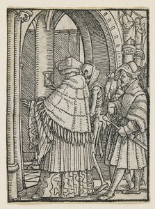 Kanon z Tańca śmierci (Lyons), 1538, 1523-1526 autorstwa Hans Holbein der Jüngere