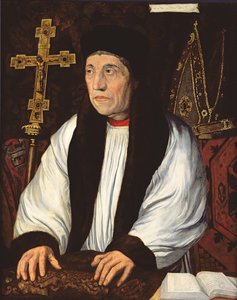 William Warham, arcybiskup Canterbury, 1850 autorstwa Hans Holbein der Jüngere