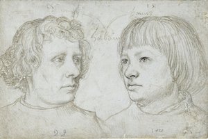 Ambrosius i Hans autorstwa Hans Holbein the Elder