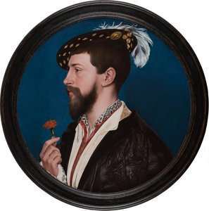 Portret Szymona Jerzego z Kornwalii, ok. 1535-40 (mieszane media na drewnie dębowym) autorstwa Hans Holbein the Elder