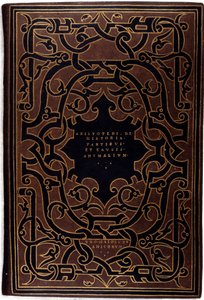 Oprawa zbioru „Historia Arystotelesa i Teofrasti”” rys. Hans Holbein Młodszy (1497-1543) 1534 Paryż, sztuka dekoracyjna autorstwa Hans Holbein der Jüngere