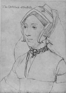 Katarzyna Willoughby, c1532-1543 1945 autorstwa Hans Holbein der Jüngere