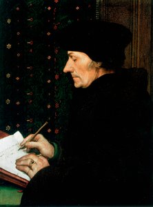 Desiderius Erasmus, holenderski humanista i uczony, 1523 autorstwa Hans Holbein der Jüngere